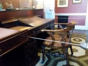 Dickens’ Gad’s Hill desk and chair.